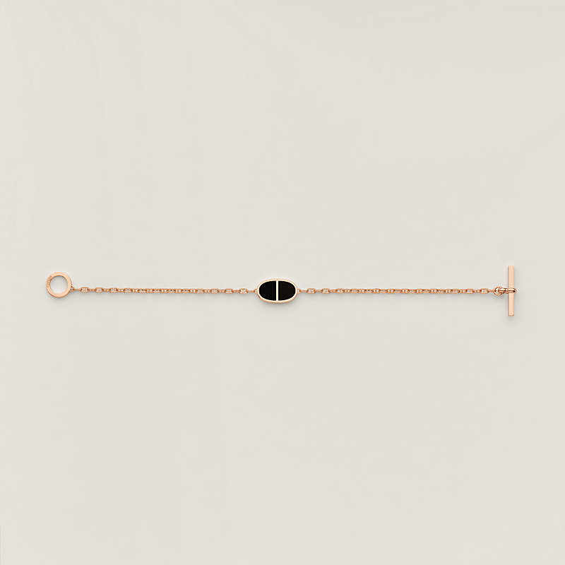 Chaine d'ancre Verso bracelet - Rose gold | Hermès USA